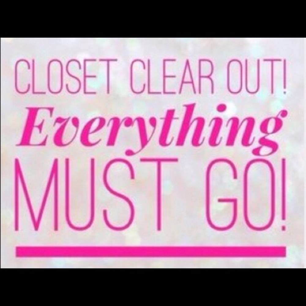 Closet clean out make an offer
